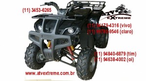 quadriciclo quadris 150cc utilitario preto pefil - www.atvextreme.com.br